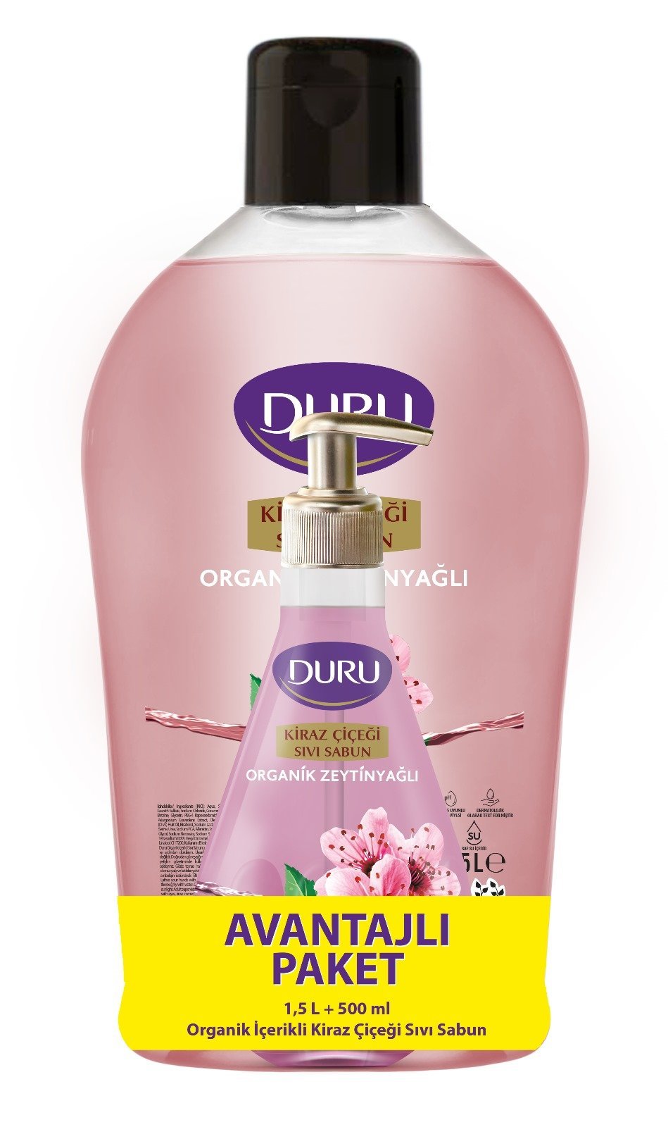 Duru Sıvı Sabun Kiraz Çiçeği 1,5 Lt + 500 Ml