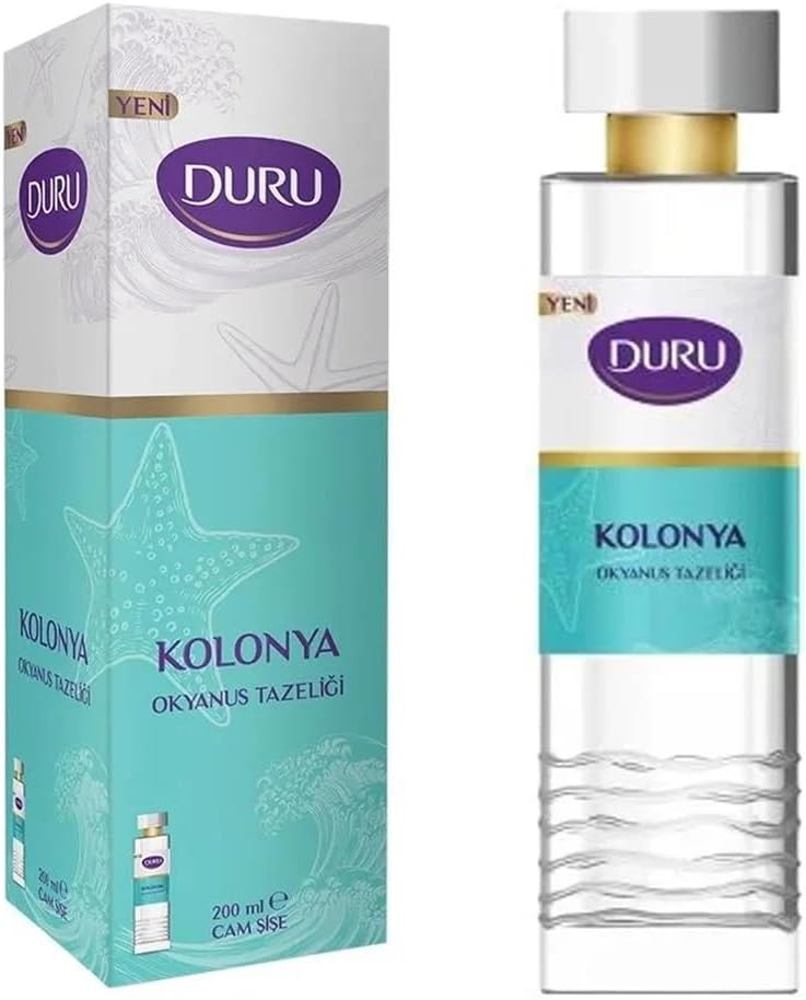Duru Okyanus Tazeliği Kolonya Cam Şişe 200 ml