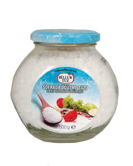 Billur Sofrada Öğütme Tuzu Cam 500 Gr 