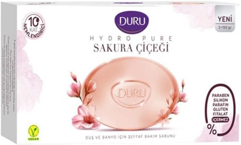 Duru Hydro Pure Sakura Çiçeği Sabunu 2'li 135 gr