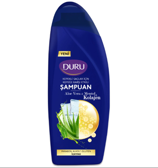 Duru Aloe Vera&Mentol&Kolajen Şampuan 500 Ml