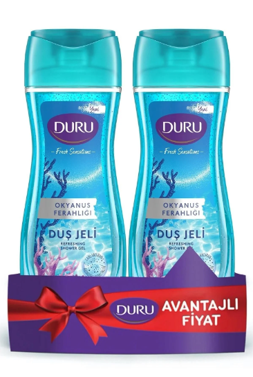 Duru Fresh Sensations Okyanus Ferahlığı Duş Jeli 450 Ml + 450 Ml 