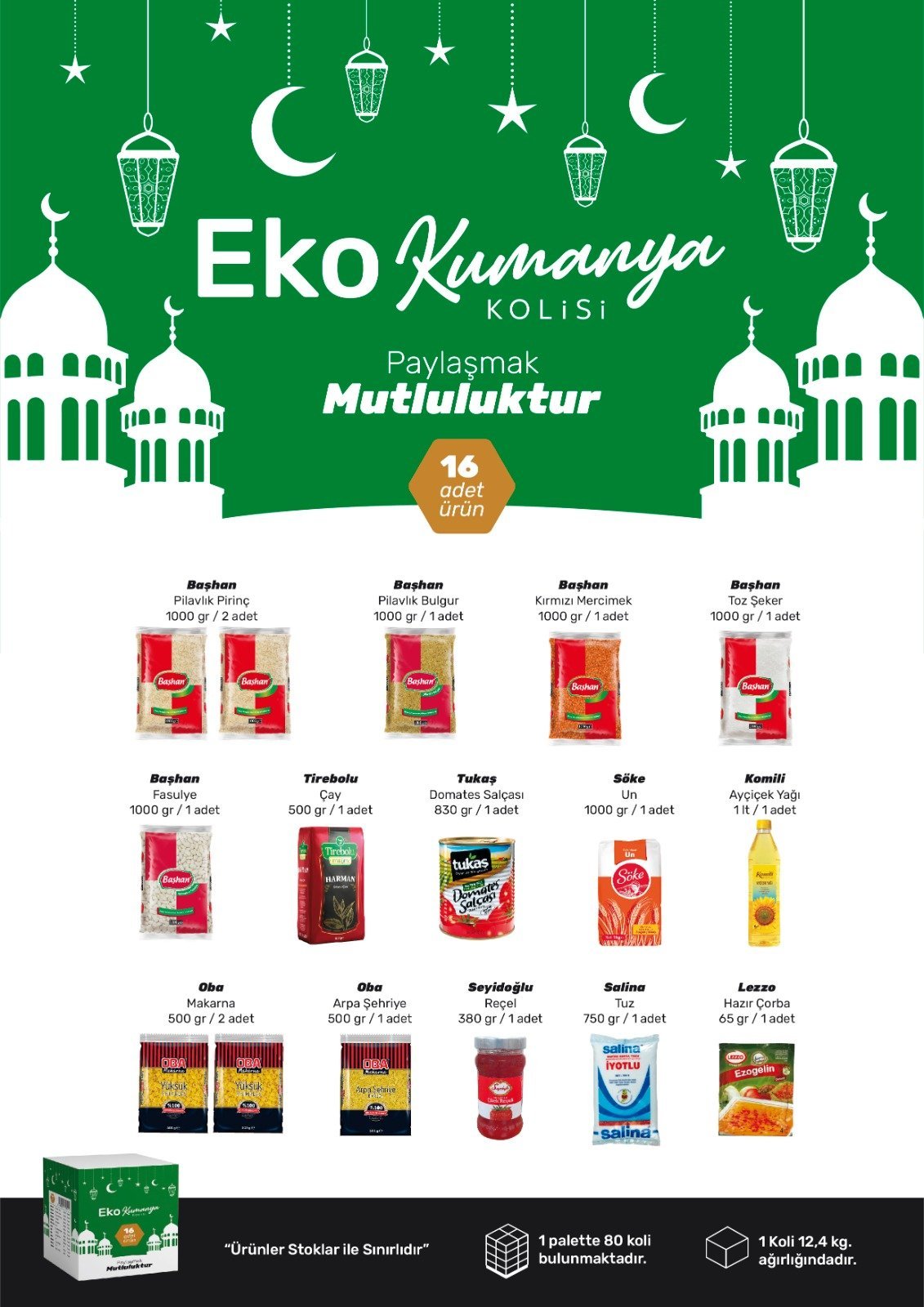 EKONOMİKOLSUN KUMAMYA GIDA KOLİSİ 16