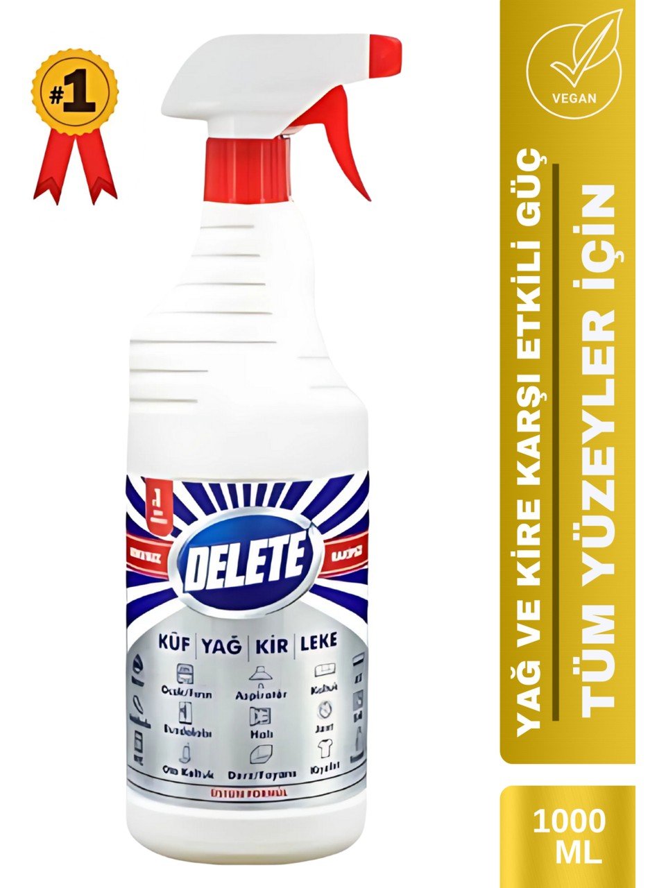 Delete Hijyen Cok Amaclı Yag Kir Leke Cozucu 1 Litre