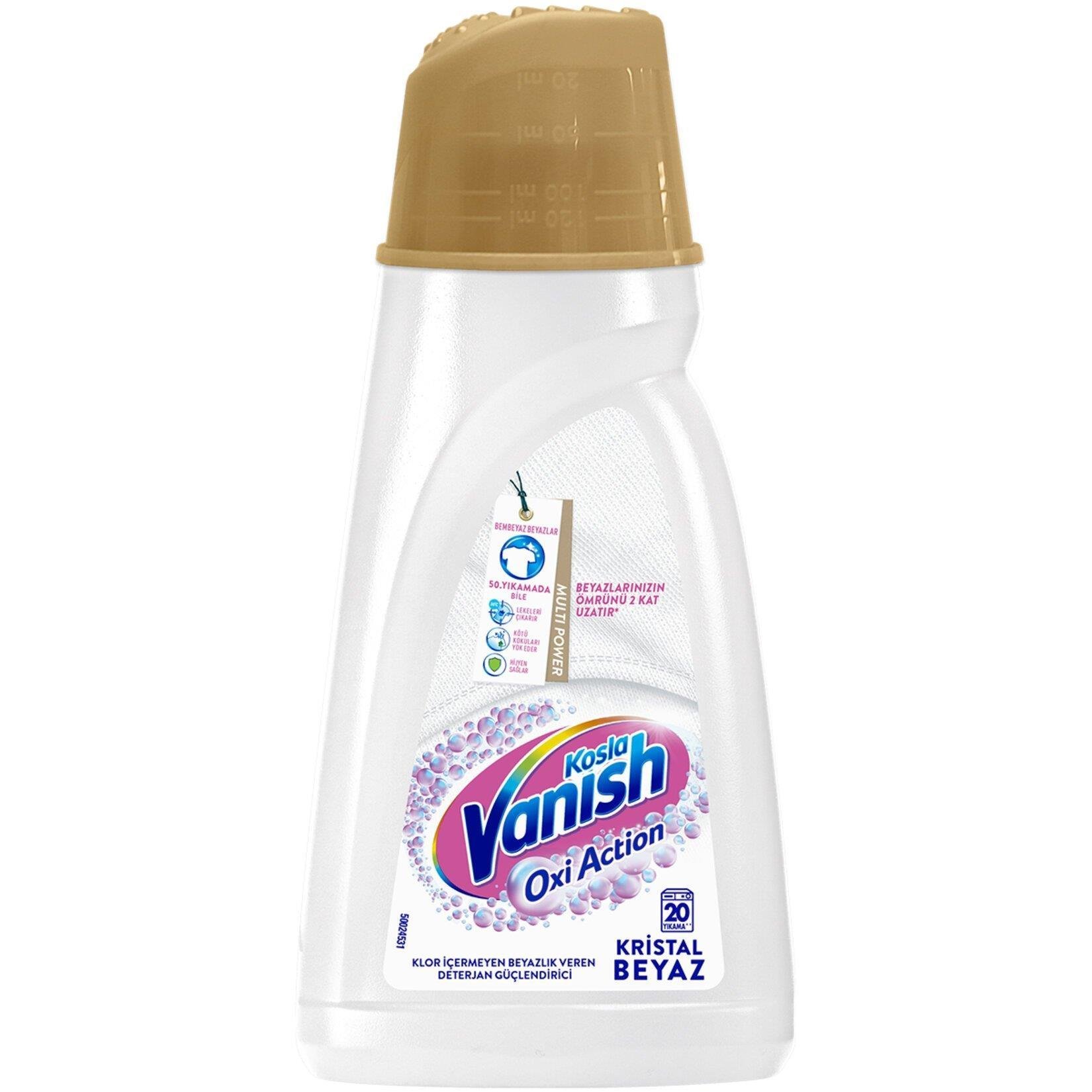 Vanish Oxi Action Kristal Beyaz Çamaşır Deterjanı Güçlendirici 1000 ml