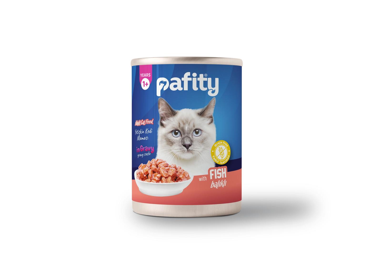 PAFİTY BALIKLI YETİŞKİN KEDİ MAMASI 415 GR