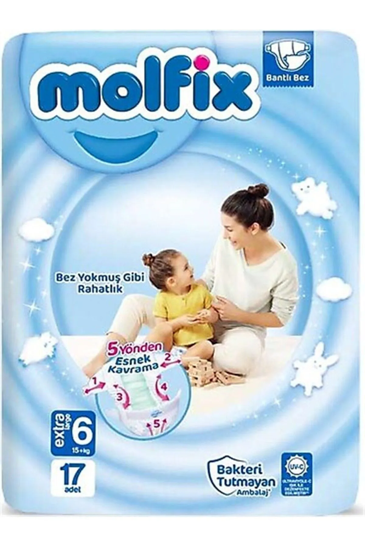 Molfix Jumbo Paket 6 Numara 17 Adet