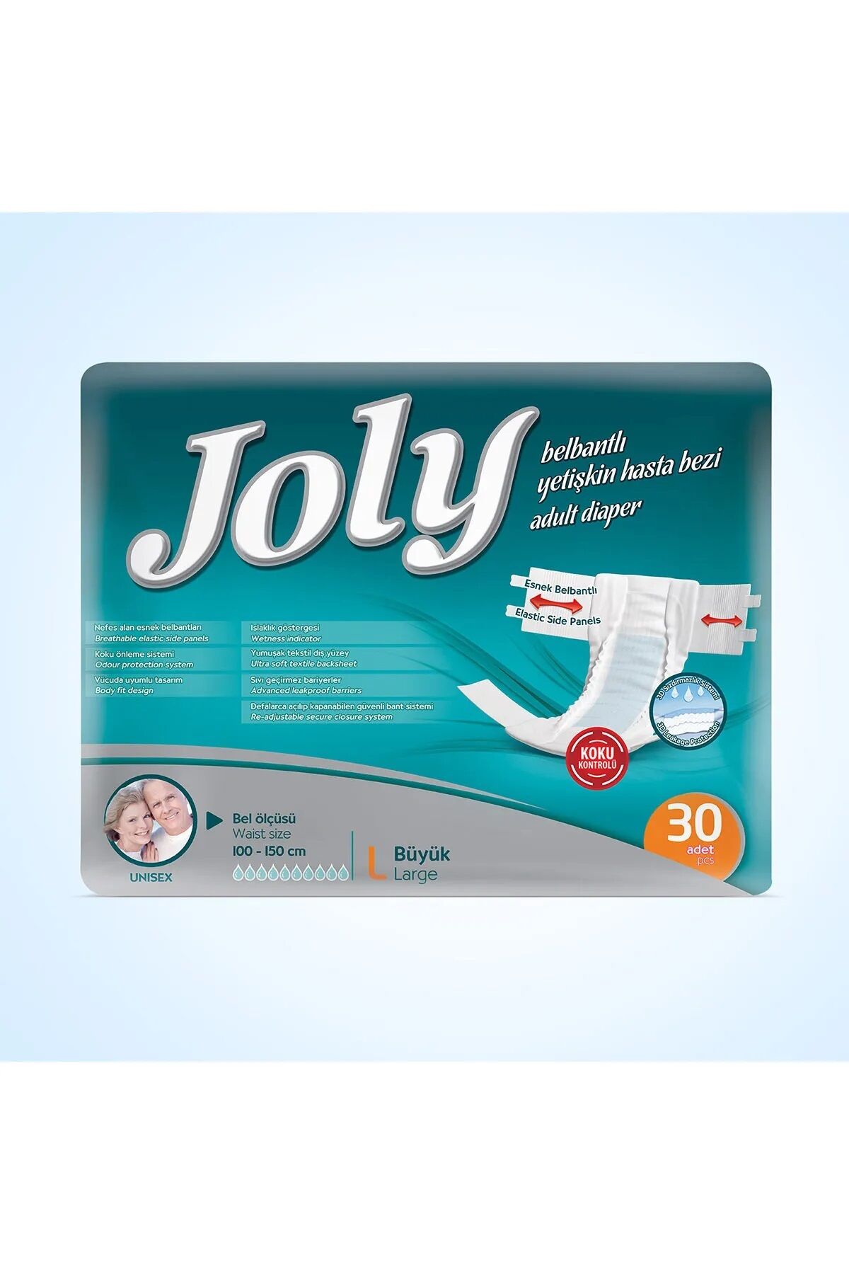 Joly Yetişkin Hasta Bezi L  30 Adet