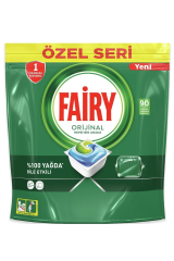 Fairy Hepsi Bir Arada Bulaşık Deterjanı Orijinal Kapsül 90 Lı 3 ADET