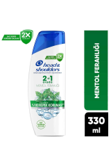 Head And Shoulders Şampuan Mentol Ferahlığı 2in1 330 ml