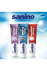 Sanino Komple Bakım Sanino Diş Macunu 1 Adet 75 Ml - Günlük Koruma YENİLENMİŞ FORMÜL