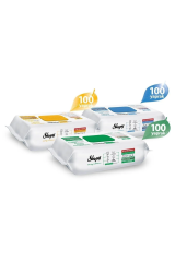 Sleepy Easy Clean Beyaz Sabun, Çamaşır Suyu, Arap Sabunu 300 Yaprak Yüzey Temizlik Havlusu