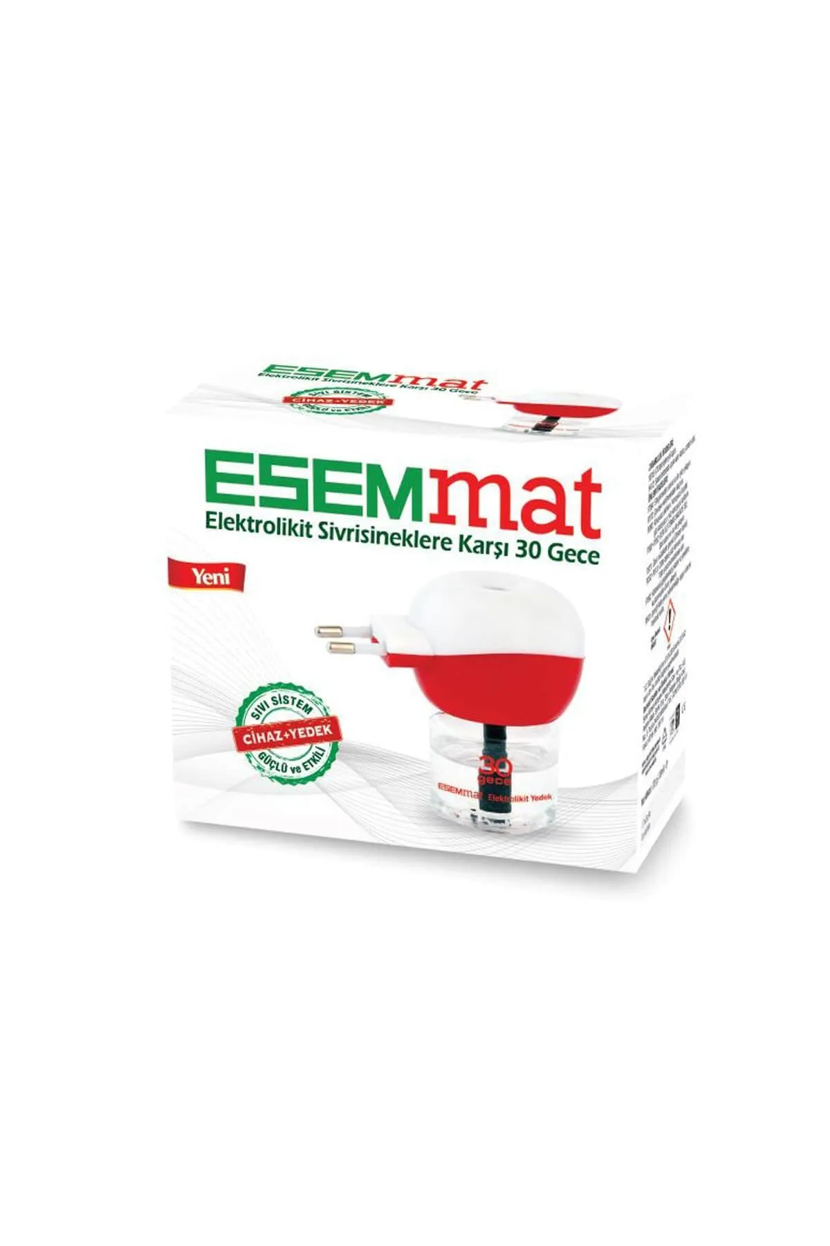 Esemmat Elektrolikit Set 30 Gece Cihaz+30 Gece Yedek