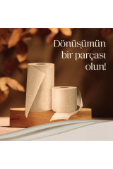 Select Nature Doğal Ve Organik Kahverengi Tuvalet Kağıdı 32 Rulo 2 KATLI