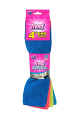 Parex Trend Mikrofiber Temizlik Bezi 4'lü Paket Açık