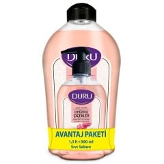 Duru Sıvı Sabun  Çiçek Terapisi Değerli Çiçekler 1500 Ml + 300 Ml