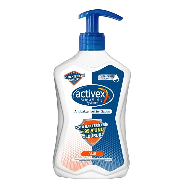 Activex Antibakteriyel Sıvı Sabun Aktif 500 ml 6 ADET
