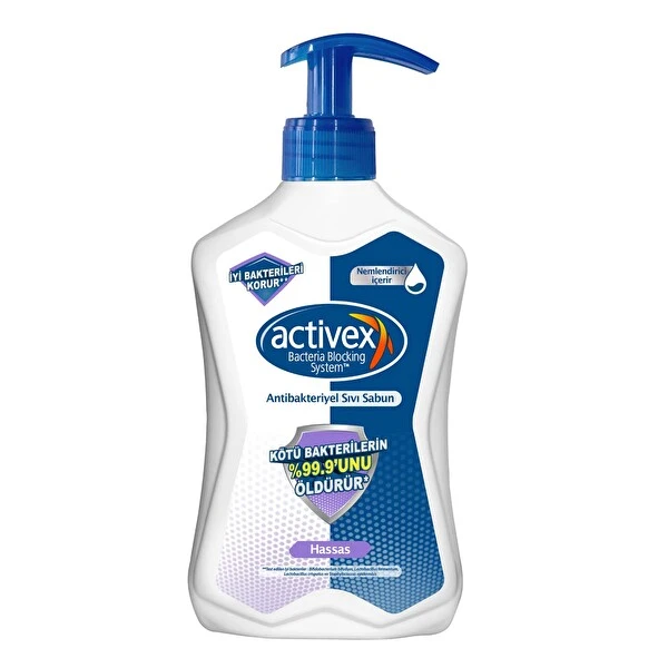 Activex Antibakteriyel Sıvı Sabun Hassas 500 ml