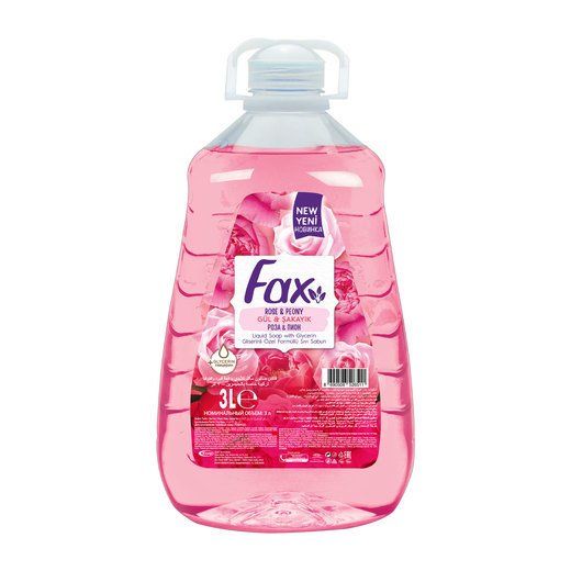 Fax Sıvı Sabun Gül & Şakayık  3 Lt