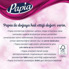 Papia Pure&Soft 4 Katlı Tuvalet Kağıdı 16 Rulo 2 ADET