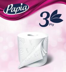 Papia Tuvalet Kağıdı 3 Katlı 16 Rulo
