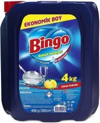 Bingo Bulaşık Deterjanı Limon Kokulu 4Kg