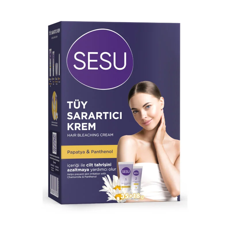 Sesu Tüy Sarartıcı Krem 35 gr + 18 gr 6 ADET