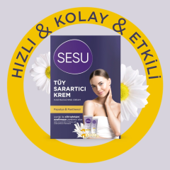 Sesu Tüy Sarartıcı Krem 35 gr + 18 gr 6 ADET