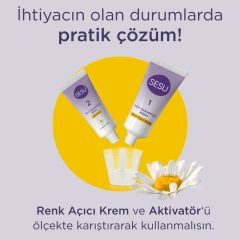 Sesu Tüy Sarartıcı Krem 35 gr + 18 gr 6 ADET