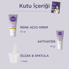 Sesu Tüy Sarartıcı Krem 35 gr + 18 gr 6 ADET