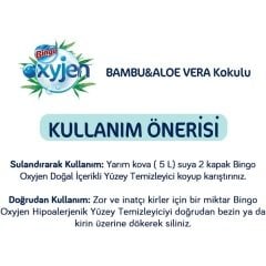 Bingo Oxyjen Bambu & Aloe Vera Yüzey Temizleyici 2500 Ml