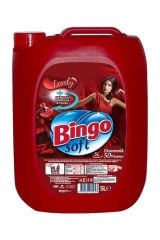 Bingo Soft Lovely Çamaşır Yumuşatıcısı 5 LT 4 ADET