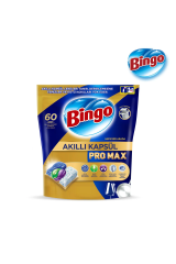 Bingo Akıllı Kapsül Pro Max Bulaşık Makinesi Deterjanı Tableti 60'lı 3 Adet