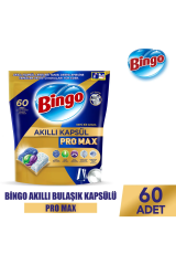 Bingo Akıllı Kapsül Pro Max Bulaşık Makinesi Deterjanı Tableti 60'lı 3 Adet