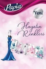 Papia Dekor Kağıt Havlu 3 Katlı 24 Rulo