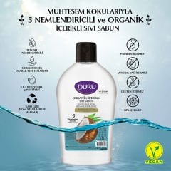 Duru Sıvı Sabun Organik İçerikli Hindistan Cevizli  1500 ML