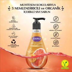 Duru Sıvı Sabun Organik İçerikli Mandalina & Greyfurt 500 ML