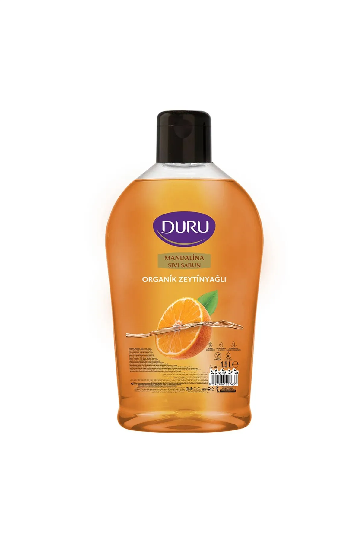 Duru Sıvı Sabun Organik İçerikli Mandalina 1500 ML