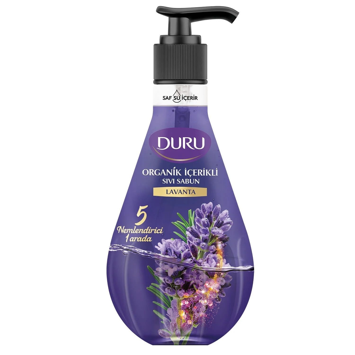 Duru Organik Sıvı Sabun İçerikli Lavanta  500 ML