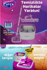 Parex Wondero +2 Yedek Moplu Bezli Temiz Su İle Kirli SuyuAyıran Otomatik Temizlik Seti