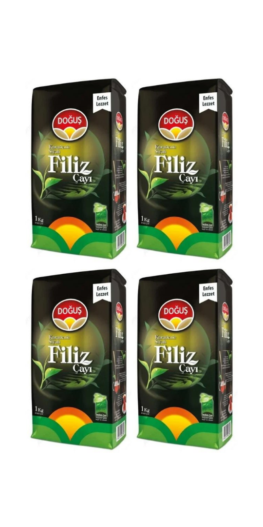 Doğuş Filiz 1000 gr Çay 4 Adet