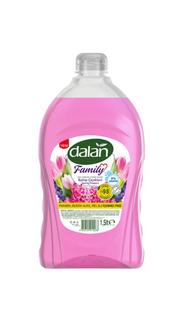 Dalan Sıvı Sabun Family Bahar Çiçekleri 1,5 LT