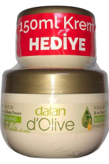 Dalan D'olive Besleyici Zeytinyağlı Hızlı Emilen Bakım Kremi 300 ml 150 ml Hediye