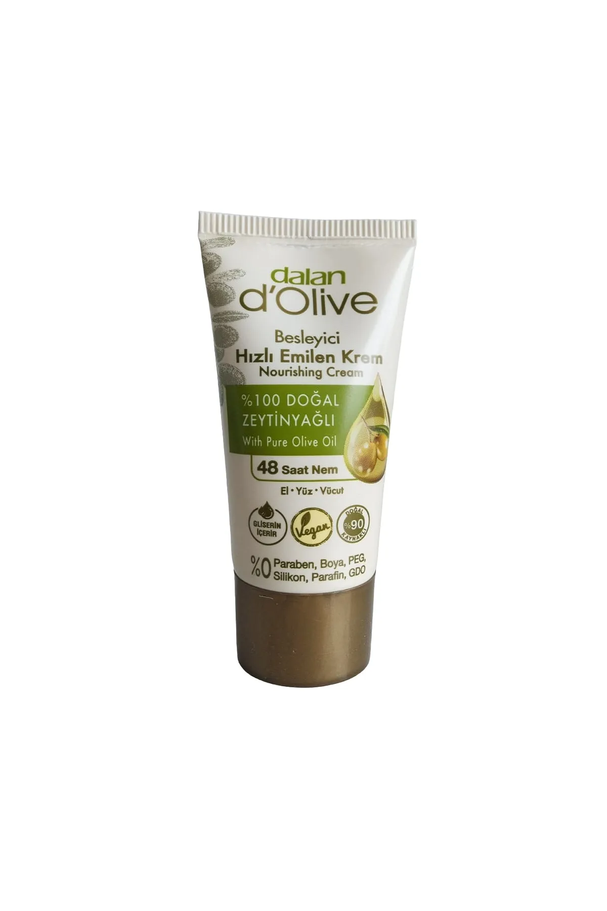 Dalan Dolive Mini Zeytinyağlı Hızlı Emilen 20 ml Tüp Krem