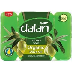 Dalan Banyo Sabunu Gliserinli Bakım Sabunu Organik Zeytinyağı 150g x 4