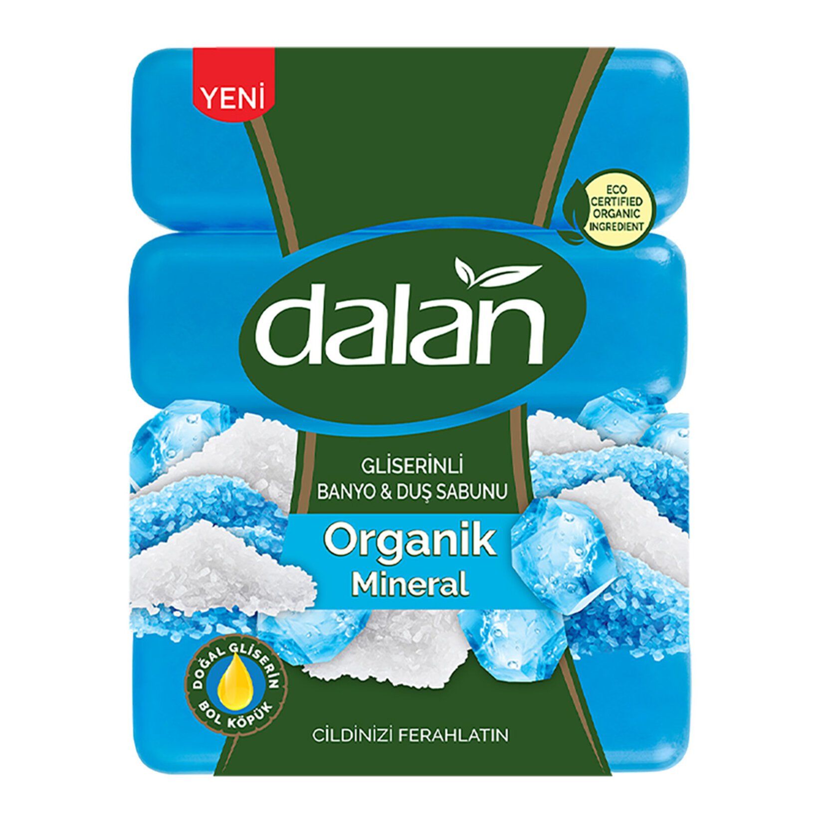 Dalan Banyo Sabunu Organik Mineral Gliserinli Banyo & Duş Sabunu 4X150 G