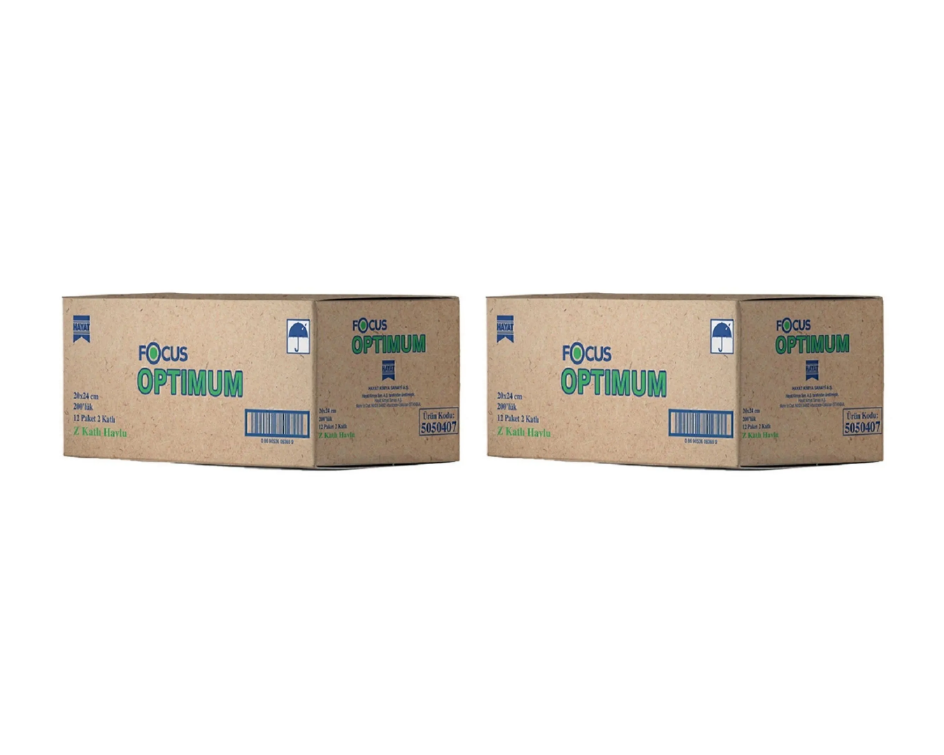 Focus Optımum Z Katlı Havlu 200*12 2400 Adet 2 Kutu
