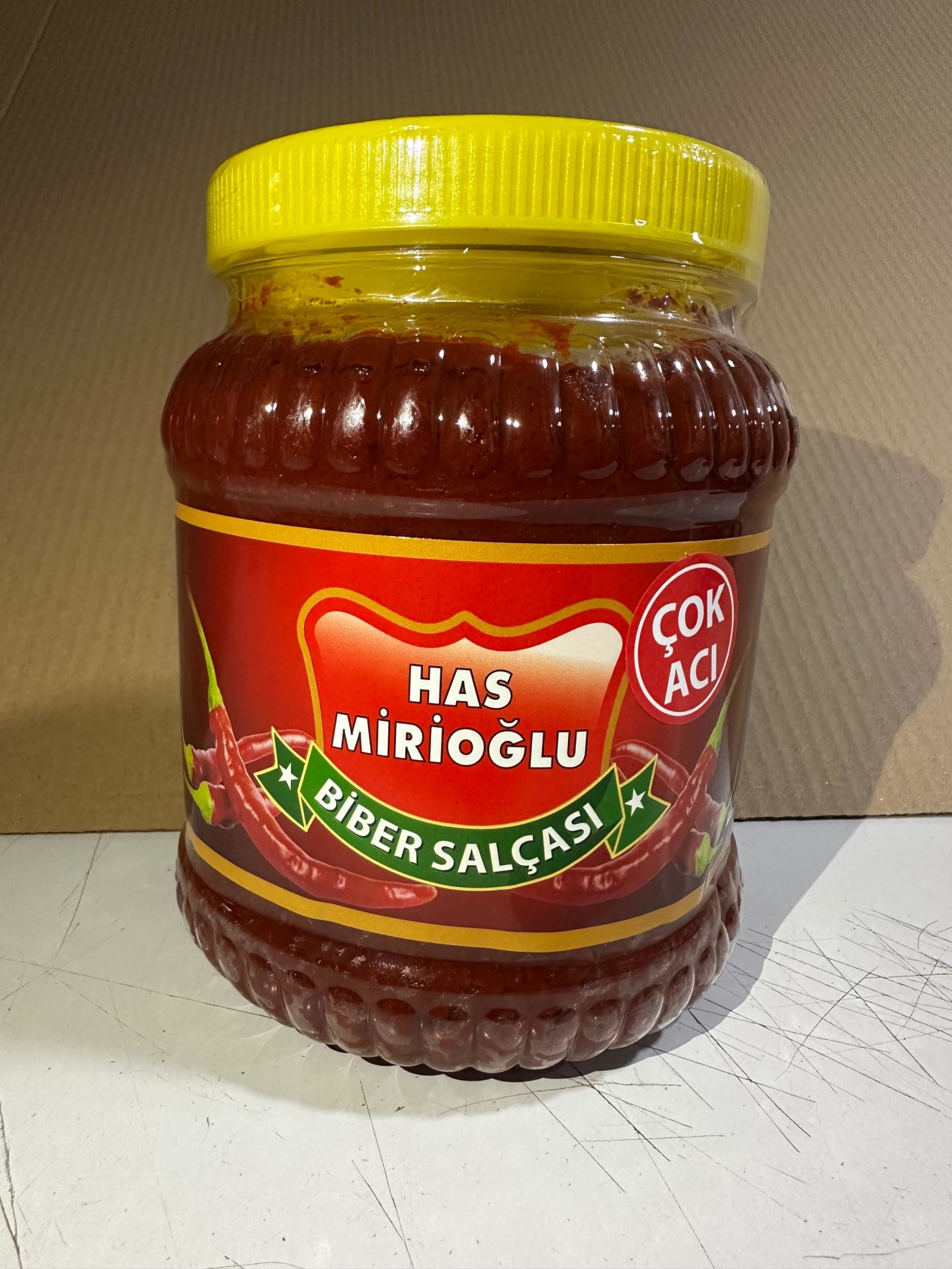 HAS MİRİOĞLU ÇOK ACI BİBER SALÇASI 1900 GR
