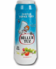 Billur Tuz Plastik Tuzluklu İyotlu 500 gr