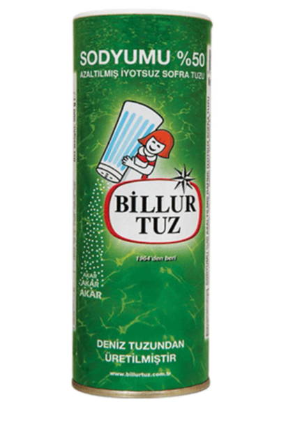 Billur Sodyumu %50 Azaltılmış İyotsuz Tuz 500 Gr